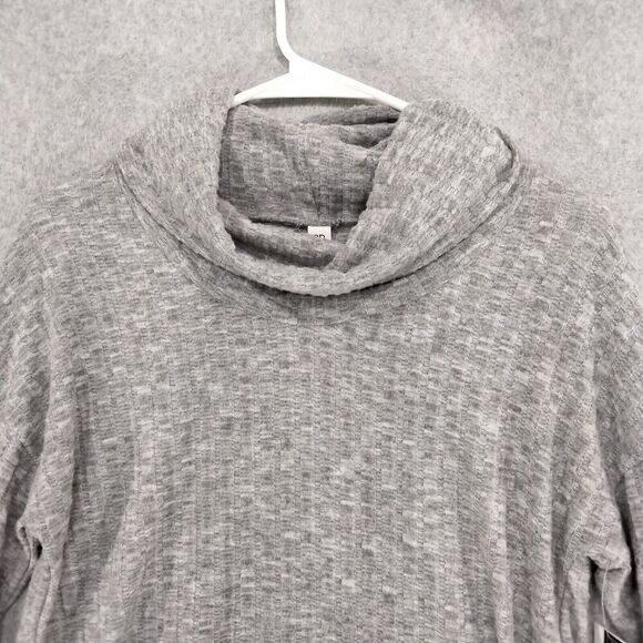 NWT BP Nordstrom Sweater Size XS Gray Cowl Neck Long Sleeve Lightweight - Picture 5 of 11